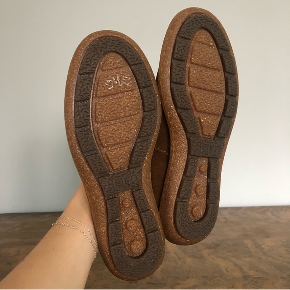 New Born Teresa Rust Distressed Leather Slip On Comfort Loafer Shoes - Picture 6 of 13